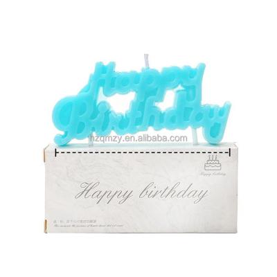 China Custom Birthday Party Wax Happy Birthday Alphabet Party Candles Kids Happy Birthday Alphabet Cake Candles for sale