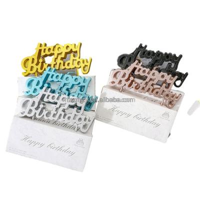 China Wholesale High Quality Birthday Party Happy Birthday Alphabet Candle Cake Party Decoration Alphabet Birthday Candles for sale