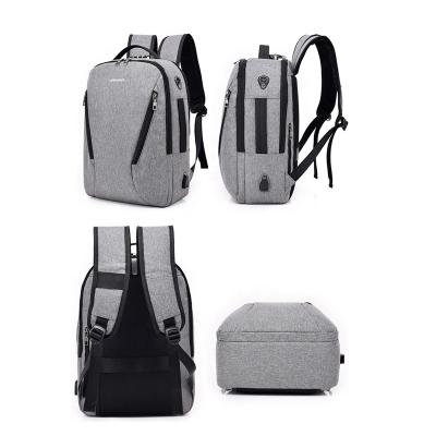 China Durable Anti Theft Laptop Backpack Anti Theft Waterproof Travel Laptops Backpack With USB Charging Port for sale