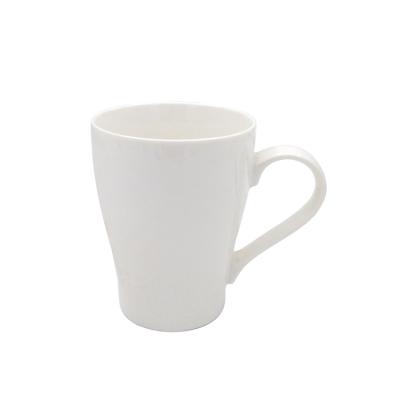 China Viable Promotional White Beer Tea Coffee Porcelain Cup Mug for sale