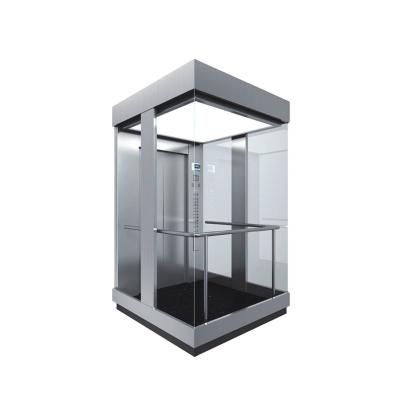 China Modern Luxury Cabin Small Passenger Home Panoramic Glass Elevator for sale