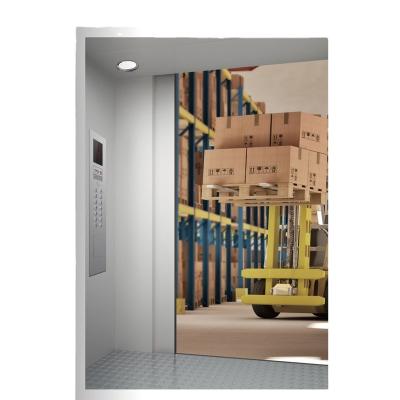 China Modern 1000kg-5000kg Goods Lift Complete Cargo Freight Elevators for sale