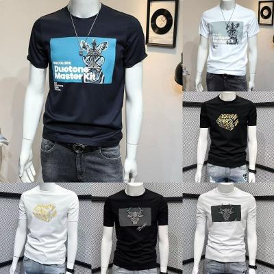 China wholesale New Summer Anti-Wrinkle Printed Short Sleeve T-shirt Men's T-shirt for sale