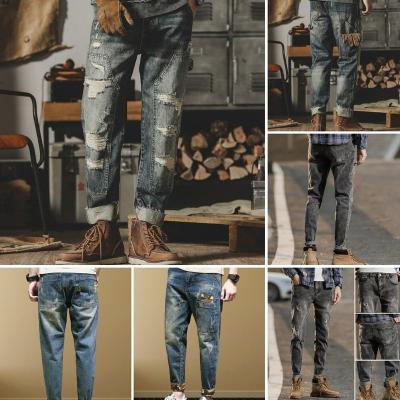 China Wholesale high quality new summer vintage men's breathable loose comfortable 2023 jeans for sale