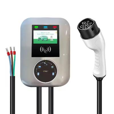 중국 11kw TYPE1 TYPE2 GBT AC EV 충전소 벽에 장착된 16A 32A DC 출력 판매용