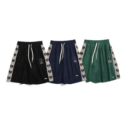 China Hot Sale Anti-wrinkle Knee Length Polyester And Cotton Heart Wholesale Hip Hop Streetwear Style Shorts New Arrival for sale