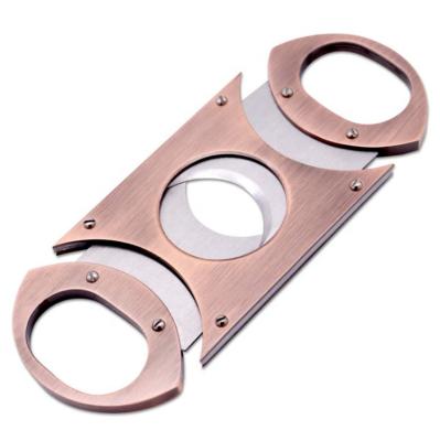 China Classy High Quality Stocked Stainless Steel Cigar Cutter Cigar Scissors for sale