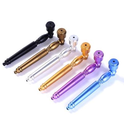 China Luxury High Quality Stocked Metal Cigarette Pipes Tobacco Holder for sale