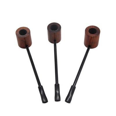 China Stocked High Quality Luxury Wooden Smoking Pipes Cigar Holder for sale