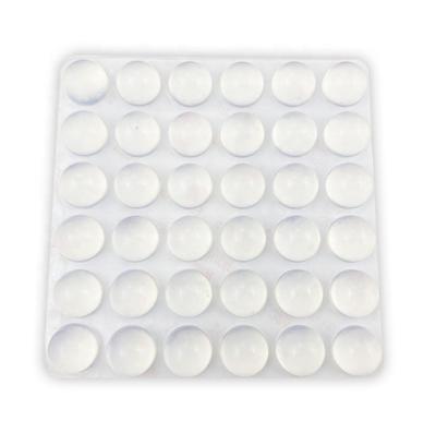 China Wholesale Custom Color Clear Silicone Trim Silicone Stocked Self Adhesive Non-Slip Liner for sale