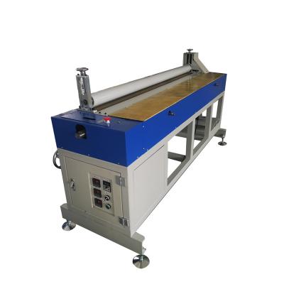 China Durable Hot Melt Glue Roller Machine Glue Applicator With Press Roller For Pearl Wool Shoe Packaging Making for sale