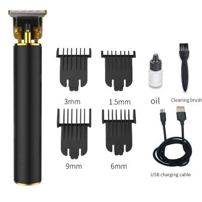 China Professional Rechargeable Touch Finshing Hair Trimmer For Man Barber Hair Cutting Machine Razor Cordless Metal Clipper Shaving Machine for sale