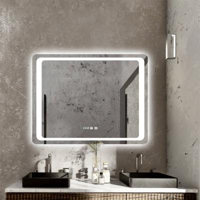 China Bright LED Mirror Light Smart Touch Screen Modern Bathroom Led Light Mirror for sale