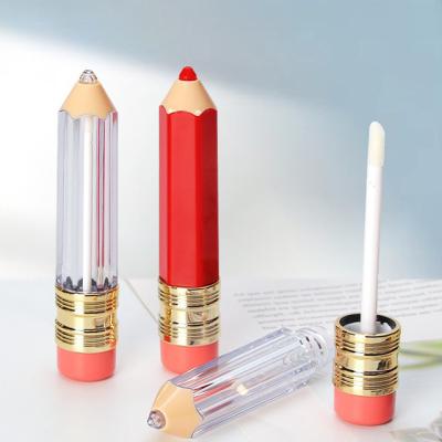 China Sunscreen OEM Cosmetic Lipstick Lip Gloss Pencil Cute Plastic Style Lip Gloss for sale