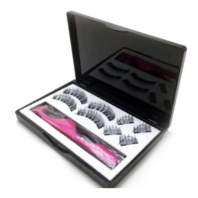 China Fascinating Strands of Cruetly Free Double Magnet Magnetic Eyelashes and Magnetic Eyelashes for sale