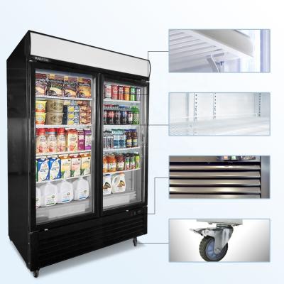 China Single-temperature Bush Freezer Upright French Door Refrigerator Display Cake Freezer for sale