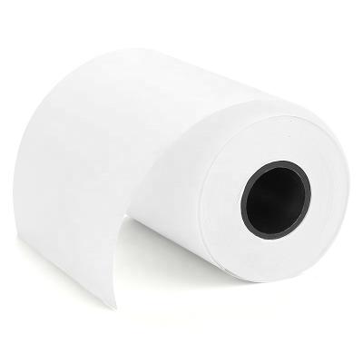 China Custom Size Preprinted Paper Roll Heat Sensitive Boarding Pass Paper 57x50mm for sale