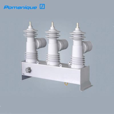 China 11KV 27KV 38KV pole mounted automatic vacuum recloser with ZX controller for sale