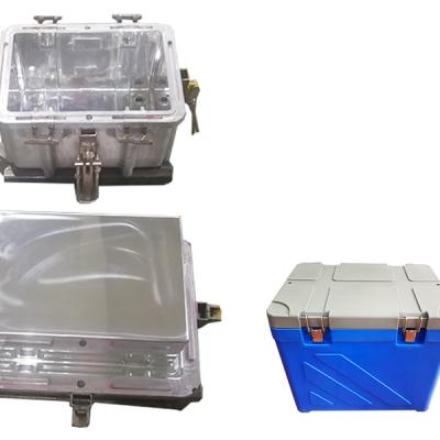 China New Mold A356 Cooler Box Aluminum Professional Rotating Cooler Box Thermo Cooler Box For Fishing Outdoor Activity à venda