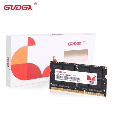 China GUDGA LAPTOP MEMORY RAM low voltage laptop RAM ddr3 4gb 8gb 1600mhz GUDGA DDR3 RAM for sale