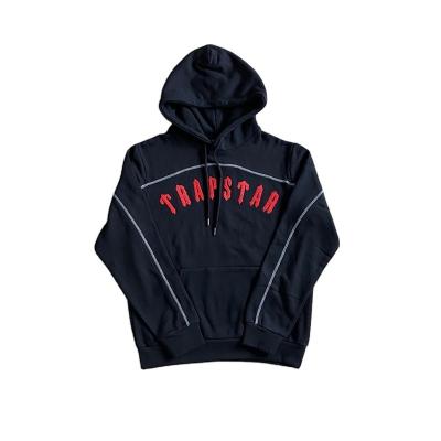 China 2023 Original Winter Men's Trapstar Tracksuit 1:1 QUICK DRY Tute Uomo Trapstar Jacket Mont Chenille London Embroidery Irongate Hooded for sale