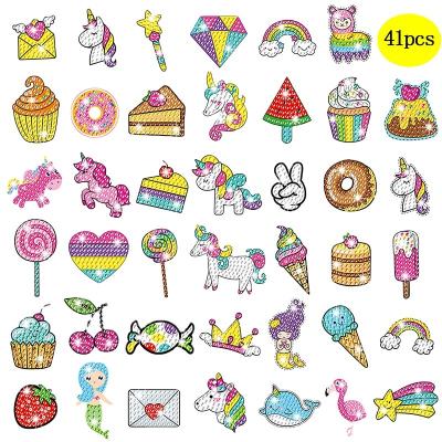 China Sticker Diamond Painting Hot Sale Diamond Embroidery For Kids DIY Fun Easy Painting By Diamonds Sticker Painting Kits For Kids for sale