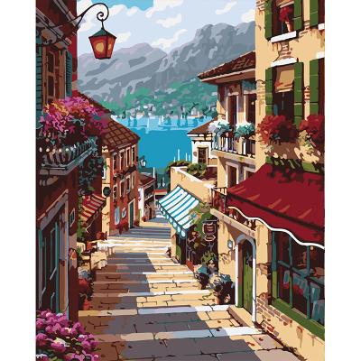 China New Classical/Postmodern Wholesales Diy Painting By Numbers Paint By Numbers Customize Canvas Painting With Frame Custom Paint By Numbers for sale