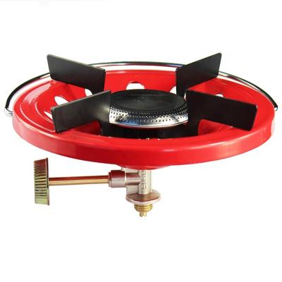 China JG Africa Steel Camping Propane Gas Burner Mini LPG Gas Cooker BBQ Stove Outdoor Single Portable Outdoor Butane Gas Stove for sale