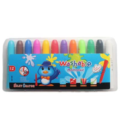 China School Gel Wax Crayon Silky Washable Kids Love Face Paint Sticks for sale