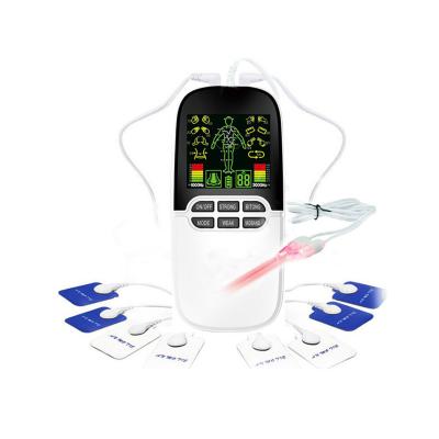 China Modern Dual Channel 24 Unit Modes Muscle Stimulator for Electronic Pain Relief Therapy Pulse Muscle Massager with 8 Pads for sale