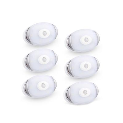 China American Style 6 Pieces LED Puck Light with Battery Operated for Kitchen Wardrobe Bedroom Corridor and Under Cabinet Light for sale