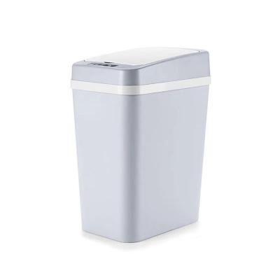 China Hot Selling Morden Amazon Sensor 9L Smart Trash Can For Home Office Automatic Induction Plastic Smart Trash Can for sale