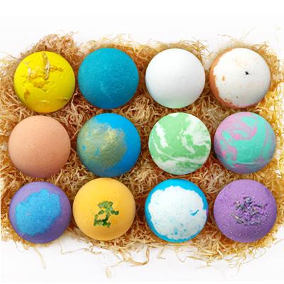 China Bath Bomb Contemporary Hot-selling Organic Bath Bomb Set 12 Pieces As A Gift for sale