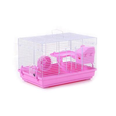 China Breathable Hamster Cage Includes Water Bottle Exercise Wheel Food Dish Hamster Skin-Free for sale