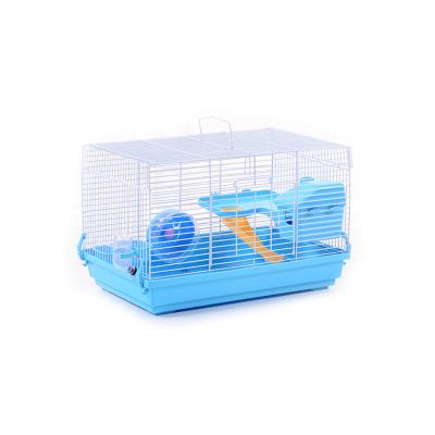 China Portable Plastic Wholesale Viable Hamster House Steel Wire Large Luxury Hamster Cage Accessories for sale