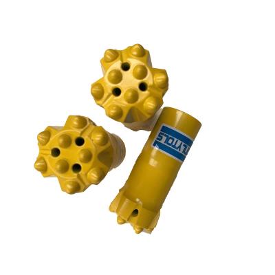 China 36mm Metal Taper Drilling Copper Mining Button Bit For YT27 YT24 YT28 YT29 Pneumatic Rock Drill for sale