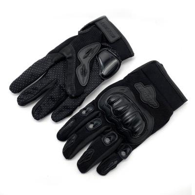 China Polyester & Breathable REALZION motorcycle parts nylon glove full finger racing gloves motocross outdoor sports protection men/women riding gloves for sale