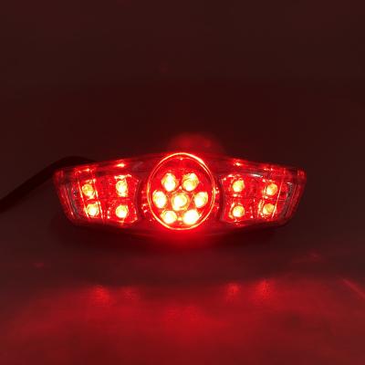 China ABS REALZION Plastic Motorcycle Accessories Modified Rear Adjustable Light Retro Led Brake Tail Light Tail Light For Universal for sale