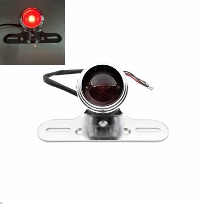 China ABS REALZION Retro Motorcycle Plastic Aluminum Adjustable Rear Light Led Tail Light For Universal for sale