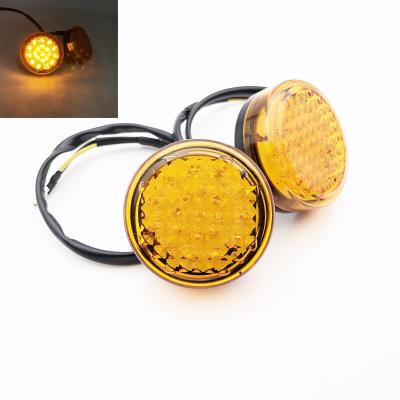 China ABS REALZION Motorcycle Accessories 10MM Indicator Semaphore Plastic Wholesale Turn Signal Light For UNIVERSAL for sale