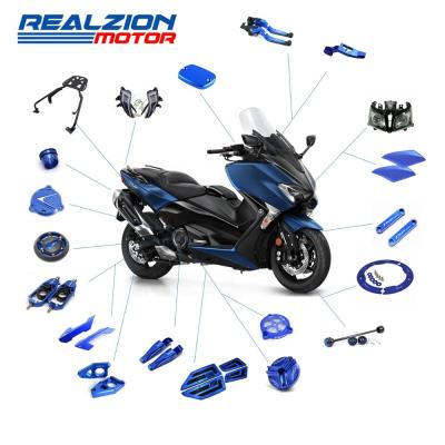 China CNC Aluminum Alloy REALZION Motorcycle Accessories Scooter For YAMAHA TMAX 500 530 2001-2019 for sale