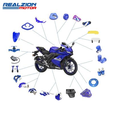 China Custom CNC Aluminum Alloy REALZION Motorcycle Accessories For YAMAHA R15 V3 Accessories for sale