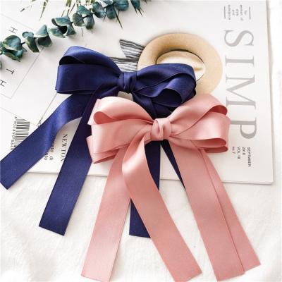 China MILLIONS OF 2022 Hot Selling Fashion Women's Hair Accessories Designs Hair Bows Large Ponytail Korean Cloth Clips Cute Girls Hair Clip for sale