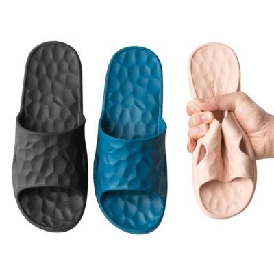 China Anti Skid Trend Fashion Slippers Comfortable Soft Bath Home Plastic Slippers Wholesale Home Slippers for sale