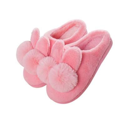 China Cushioning New Fashion Plush Rabbit Cute Slippers For Women for sale