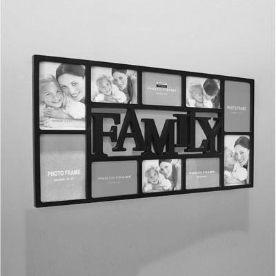 China 10-Opening Puzzle Eco-Friendly Collage Frame Photo Picture Collage Family Photo PP Memorial View for sale