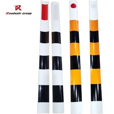 China PVC Flexible Reflective traffic warning road delineator post roadside bollards for sale