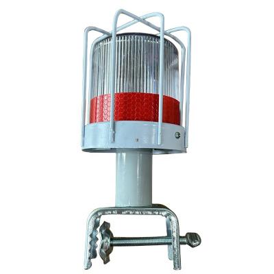 China Led Flashing Solar Traffic Cone Warning Lights Blinker Traffic Barricade Light With Mesh Cover for sale