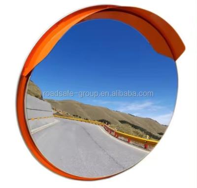 China 100cm Dia Convex Mirror PC Orange Safety Mirror Dome for sale