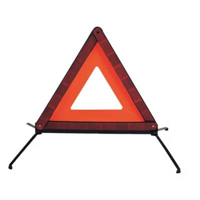 China 43 X 43 X 43cm ABS Car Warning Triangle Reflective  Road Safety Triangles for sale